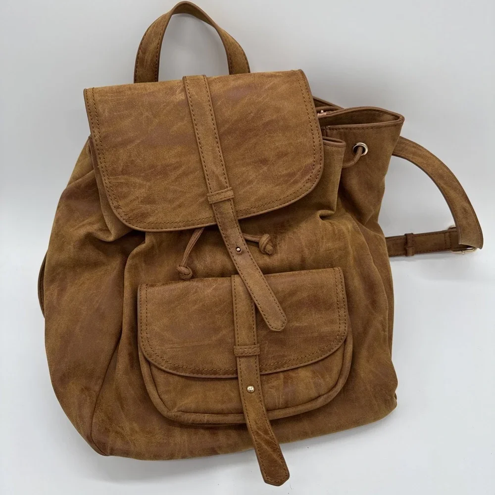 Sole Society Backpack -  Vegan Faux Leather Bag Or Diaper Bag